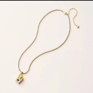 French Fry Charm Tennis Necklace - kate spade‎ new york x Target Gold *